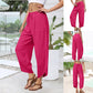 ✨Réduction limitée à 50 %✨Pantalon Décontracté à Jambes Larges et Longueur Cheville pour Femme