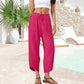 ✨Réduction limitée à 50 %✨Pantalon Décontracté à Jambes Larges et Longueur Cheville pour Femme