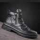 [Best Gift🎁] Bottes en cuir classiques et décontractées pour hommes avec fermeture éclair latérale