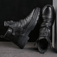 [Best Gift🎁] Bottes en cuir classiques et décontractées pour hommes avec fermeture éclair latérale