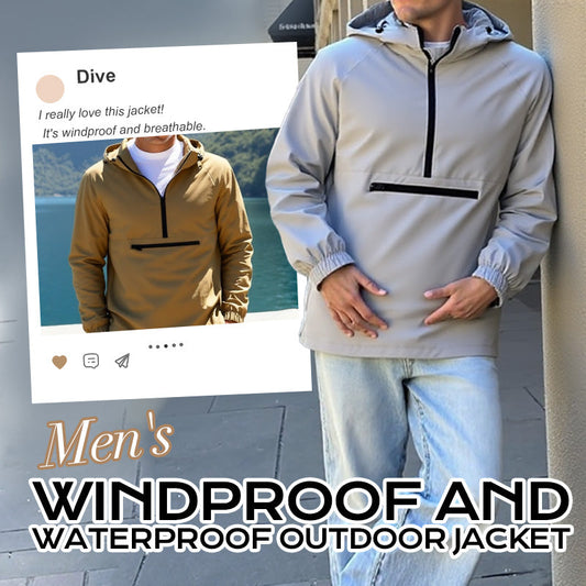 Men's Windproof and Waterproof Outdoor Jacket (Free Shipping)