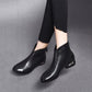 Bottines Femme en Cuir  Doublées Polaire