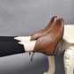 Bottines Femme en Cuir  Doublées Polaire