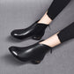 Bottines Femme en Cuir  Doublées Polaire
