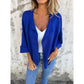 Manteau Décontracté Élégant à Revers pour Femme