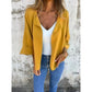 Manteau Décontracté Élégant à Revers pour Femme