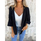Manteau Décontracté Élégant à Revers pour Femme