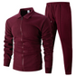 Élégant ensemble 2 pièces composé d'une veste et d'un pantalon de jogging pour homme