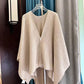 🍂Women's Elegant Knit Cardigan Cape