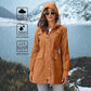 Veste Imperméable à Capuche pour Femme