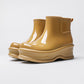 Bottes de pluie cheville femme surélevantes