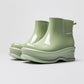 Bottes de pluie cheville femme surélevantes