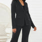 Ensemble 2 Pièces Femme - Blazer Uni et Pantalon d'Affaires
