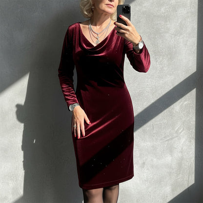 Robe à manches longues Sparkle pour femme