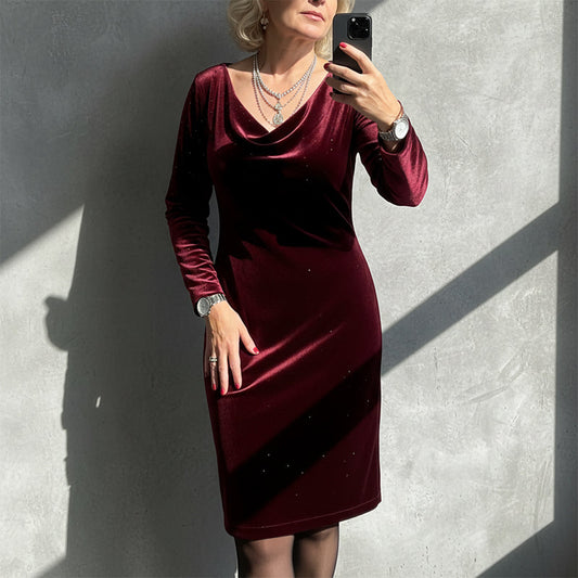 Robe à manches longues Sparkle pour femme