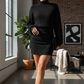 📢📢49% de réduction ! 🔥 PROMO NOUVEAUTÉ | Robe Femme Moulante à Effet Ruched – Le Basique Chic