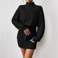 📢📢49% de réduction ! 🔥 PROMO NOUVEAUTÉ | Robe Femme Moulante à Effet Ruched – Le Basique Chic
