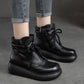 Bottines à plateforme pour femmes avec fermeture éclair latérale