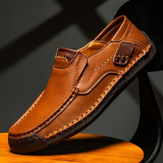 💎 49% DE RÉDUCTION ! 💎 Chaussures Classiques en Cuir de Veau pour Homme – Sans Lacets, Confort Toute la Journée & Semelle Antidérapante