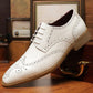 Chaussures Oxford classiques à bout fleuri pour homme