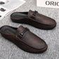 Mocassins mules décontractés ouverts à l’arrière pour homme