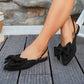 ✨49 % DE RÉDUCTION EN CE MOMENT ! 👡 Chaussures plates élégantes ornées d'un nœud et d'une bride à la cheville