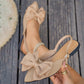 ✨49 % DE RÉDUCTION EN CE MOMENT ! 👡 Chaussures plates élégantes ornées d'un nœud et d'une bride à la cheville