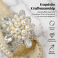 Sandales à enfiler femme ornées de perles et strass