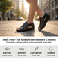 Sandales femme respirantes en maille à bout ouvert