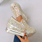 Women's Breathable Mesh Slip-On Platform Sneakers