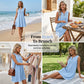 👗 49% DE RÉDUCTION 🌴 Robe décontractée d’été légère – Col V brodé, anti-froissage & séchage rapide – Parfaite pour les journées chaudes, les voyages ou un look effortless ✨