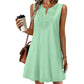 👗 49% DE RÉDUCTION 🌴 Robe décontractée d’été légère – Col V brodé, anti-froissage & séchage rapide – Parfaite pour les journées chaudes, les voyages ou un look effortless ✨