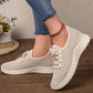 Chaussures de marche en tricot respirant pour femme