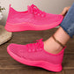 Chaussures de marche en tricot respirant pour femme