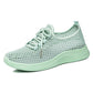 Chaussures de marche en tricot respirant pour femme