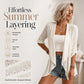 Women's Casual Textured Open Front Cardigan