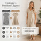 Robe longue femme à manches courtes et col V