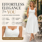 Robe femme élégante à col V avec poches