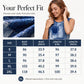 Robe sans manches pour femme à imprimé imitation denim
