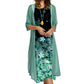 Ensemble de robe à fleurs flatteur