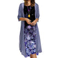 Ensemble de robe à fleurs flatteur