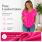 T-shirt décontracté à col en V et manches courtes pour femme