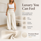 🔥Incontournable👖 Pantalon à jambes larges et bordures contrastées – tombé élégant et taille haute flatteuse