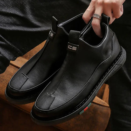 Semelle souple pour les hommes, chaussures en cuir décontractées pour les affaires-Achetez 2 livraison gratuite