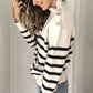 vente chaude de Noël 50% de réduction pull rayé en tricot à col haut pour femmes(Achetez 2 livraison gratuite)