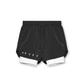 Short double couche pour les sports de musculation et de loisirs