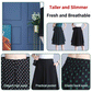 Demi-jupe/mi-short fendue en maille plissée en soie glacée