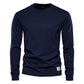 Coton de haute qualité manches longues homme uni