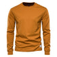 Coton de haute qualité manches longues homme uni