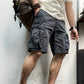Short surdimensionné avec poches multiples pour hommes